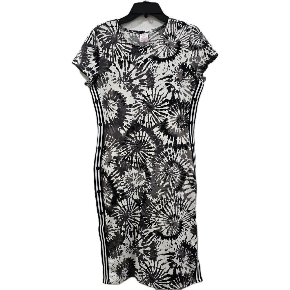 NOBO No Boundaries Women's Floral Print Vacation  Sundress Short Sleeves Size L